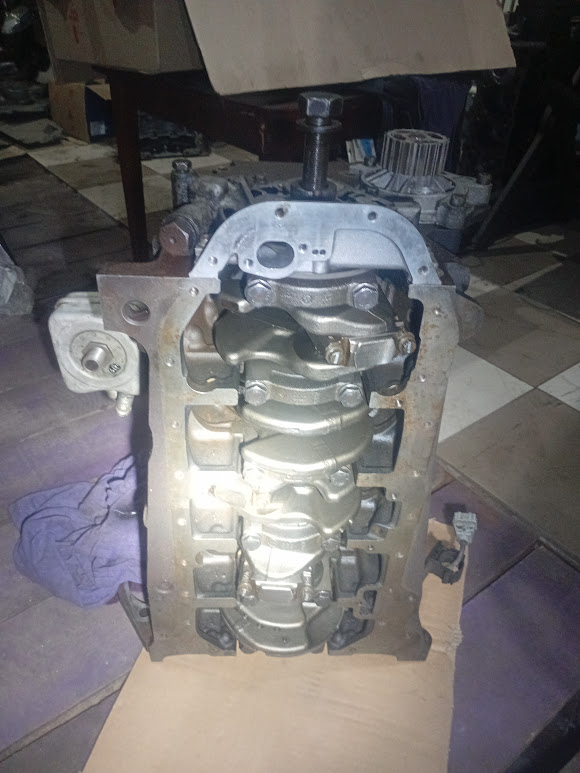 BJL блок двс 2,5 tdi (в сборе 80-100 квт. евро5) vw crafter 2010 после ремонта  с новыми вкладышами новыми кольцами +маслонасос  = готов к установке и проверке гарантия 1месяц